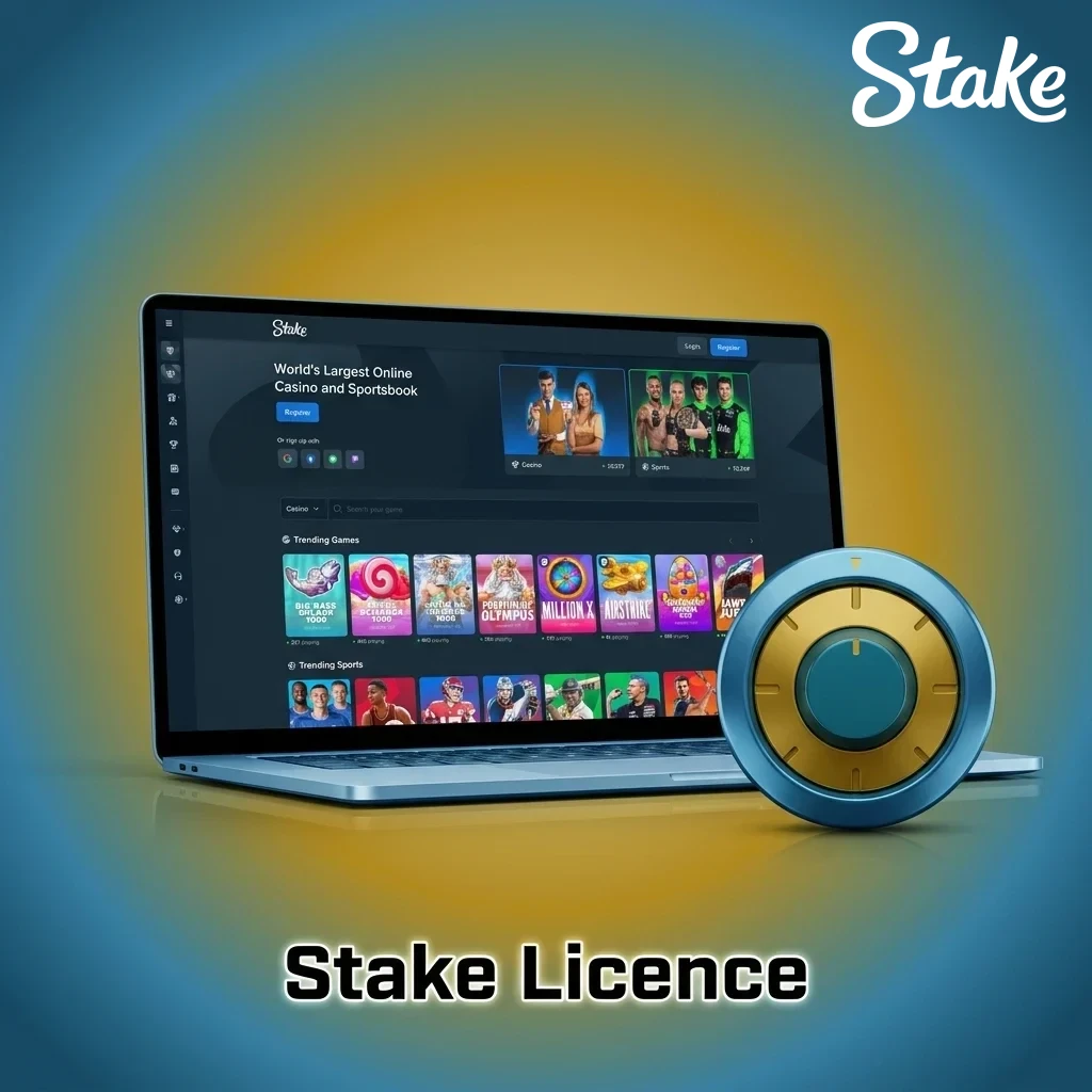 Stake Curaçao Gaming Authority licence OGL/2024/1451/0918 for casino and sports betting in India
