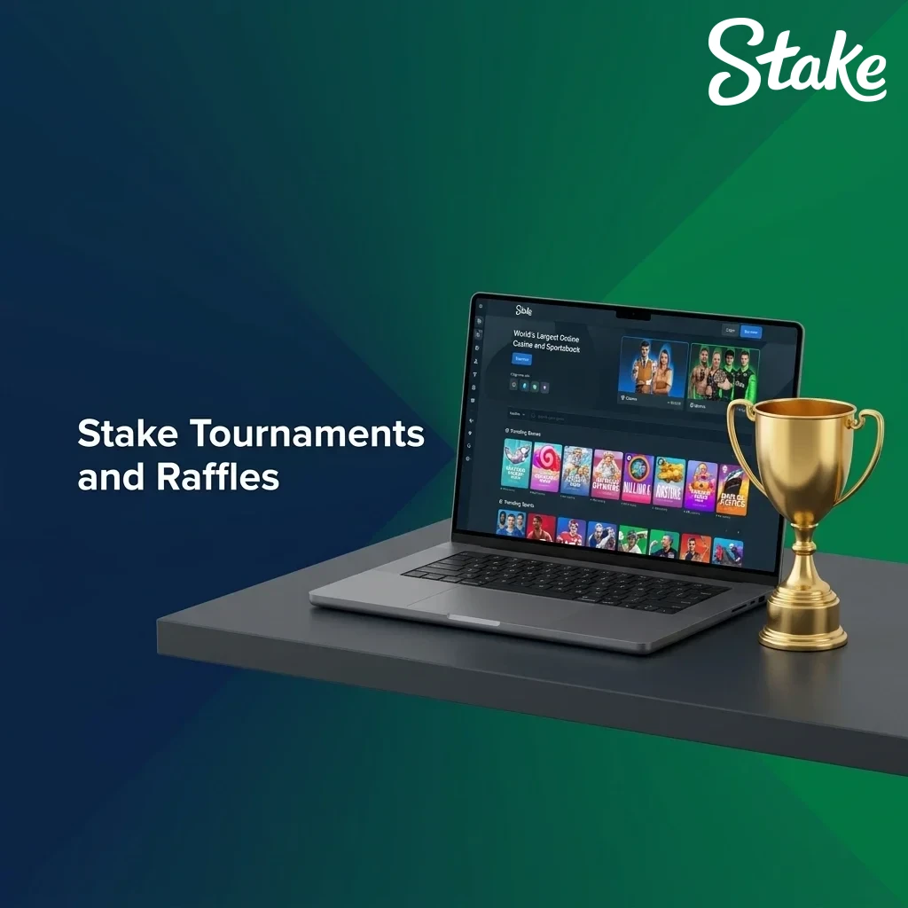 Stake tournaments and raffles with weekly USD 75,000 prize pool, Slot Battle, and Daily Race leaderboard events for Indian players